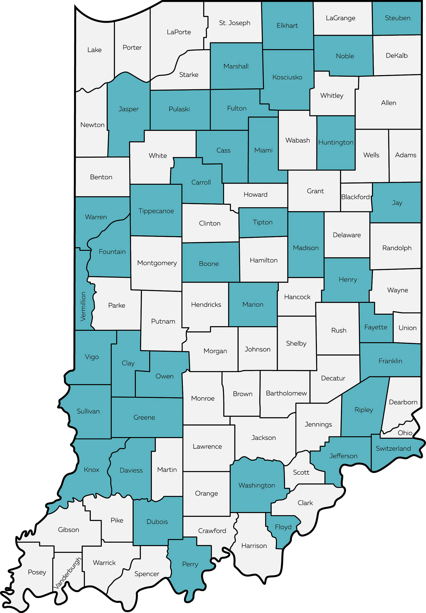 Priority Selection by County - Water Priority Selection by County - Water
